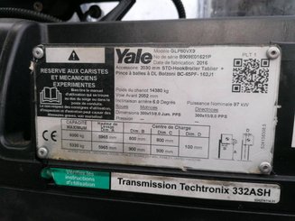 Four wheel front forklift Yale GLP80VX9 - 5