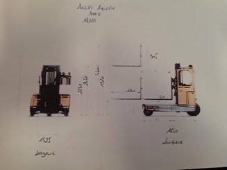 Four-way forklift AMLIFT AGILIFT 3000E