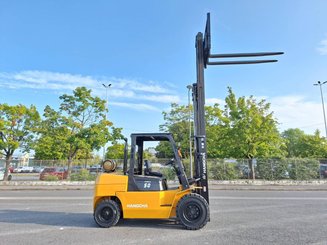 Four wheel front forklift Hangcha R50G - 9
