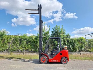 Four wheel front forklift Hangcha XF25G - 9