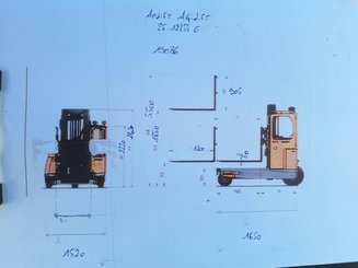 Four-way forklift AMLIFT AGILIFT 25-12/55 E - 17