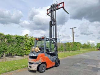 Four wheel front forklift Toyota 02-8 fgf 25 - 9