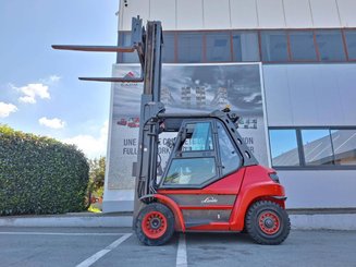 Four wheel front forklift Linde H70 D