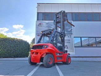 Four wheel front forklift Linde H70 D