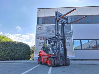 Four wheel front forklift Linde H70 D