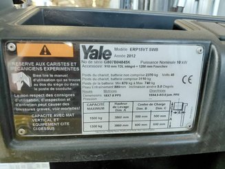 Three wheel front forklift Yale ERP15VTSWB
