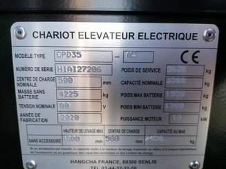 Four wheel front forklift Hangcha A4W35 - 16