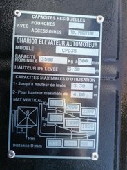 Four wheel front forklift Hangcha A4W35 - 17