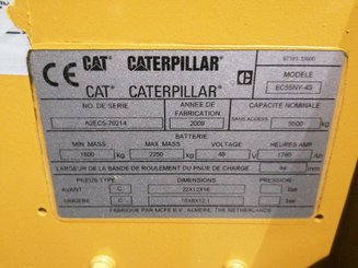 Four wheel front forklift Caterpillar EC55N - 8