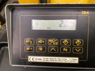 Weigh-scale hand pallet truck Yale MP 20L ac avec Pesage 