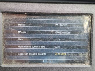 Electric forklift truck Mitsubishi FB18ACNT