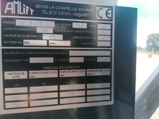 Sideloader forklift truck AMLIFT C5000-14 AMLAT