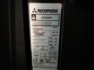 Reach truck Mitsubishi RB16N2HS