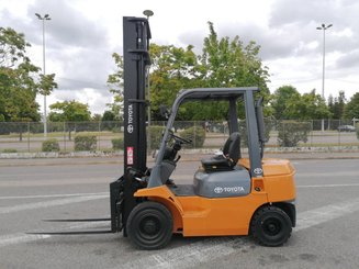 Four wheel front forklift Toyota 627FDF25 - 5