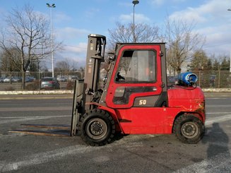 Four wheel front forklift Hangcha CPYD50 - 2