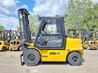 Four wheel front forklift Hyundai 40L-7A