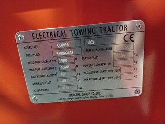 Tow tractor Hangcha QDD60-AC1 - 12