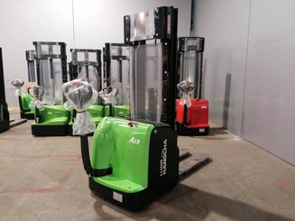 Pedestrian pallet stacker Hangcha CDD12-AC1-I avec pesage métrologique intégré - 1