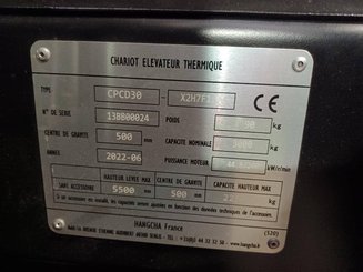 Four wheel front forklift Hangcha XF30D-2