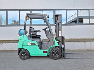 Four wheel front forklift Mitsubishi FG15N