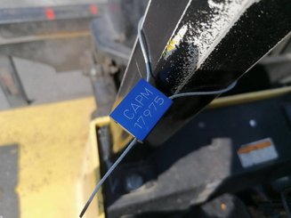 Four wheel front forklift Hyster H4.00XL