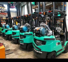 Forklift truck, LPG Mitsubishi FG18N