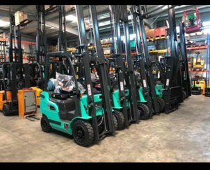 Forklift truck, LPG Mitsubishi FG18N