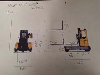Multidirectional sideloader AMLIFT AMLAT COMBI 50/14/55