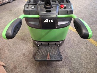 Stacker truck with folding platform Hangcha CDD16-AC2S-LI