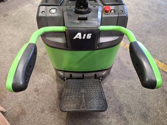 Stacker truck with folding platform Hangcha CDD16-AC2S-LI