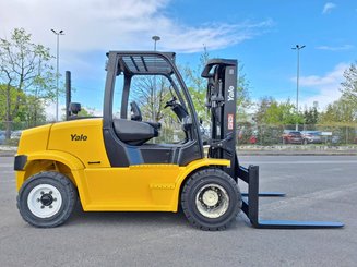 Four wheel front forklift Yale GDP70VX - 6