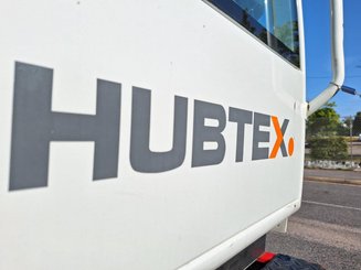 Sideloader forklift truck Hubtex GX 80L/14/45 ST