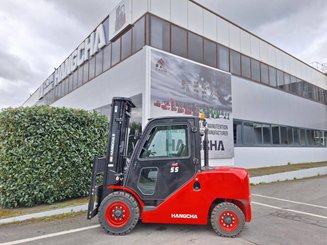 Four wheel front forklift Hangcha XF55D