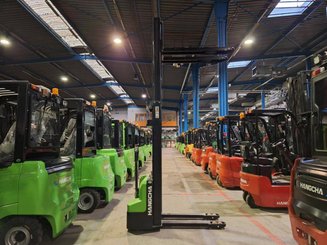 Pedestrian pallet stacker Hangcha CDD12-A2MC2-ISZ