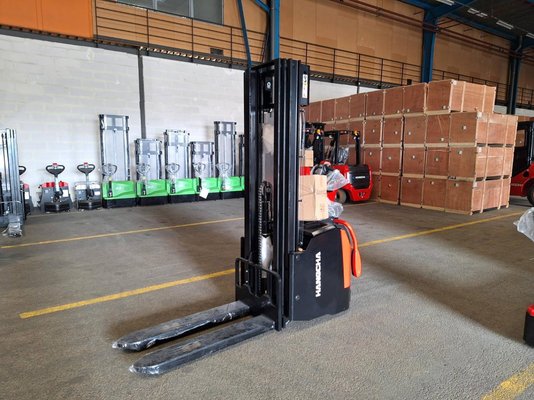 Stacker truck with folding platform Hangcha CDD14-AC2S-L  - 1