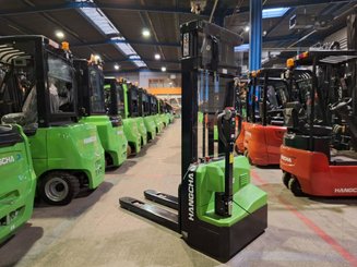Pedestrian pallet stacker Hangcha CDD12-A2MC2-ISZ