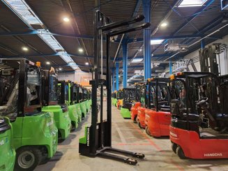 Pedestrian pallet stacker Hangcha CDD12-A2MC2-ISZ
