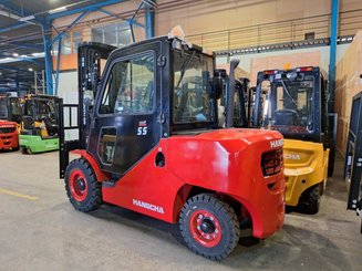 Four wheel front forklift Hangcha XF55D