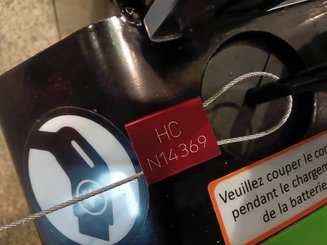 Pedestrian pallet stacker Hangcha CDD12-A2MC2-ISZ