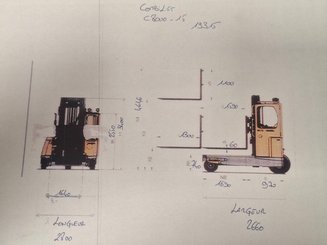 Multidirectional sideloader Combilift C8000-15