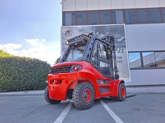 Four wheel front forklift Linde H70 D