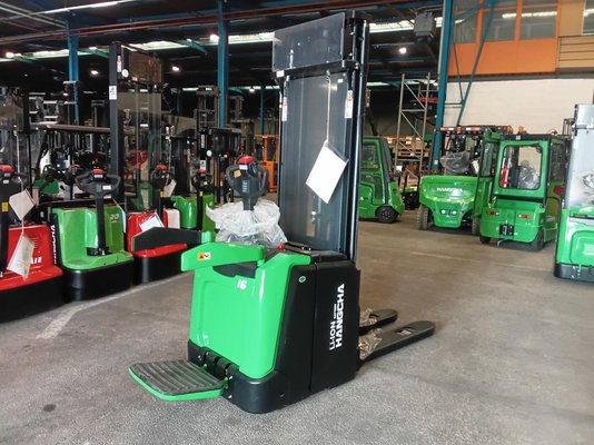 Stacker truck with folding platform Hangcha CDD16-XT1S-SiL - 1