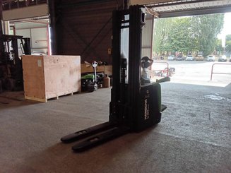 Stacker truck with folding platform Hangcha CDD16-XT1S-SiL - 1