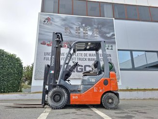 Four wheel front forklift Toyota 028 FGF 15 - 2