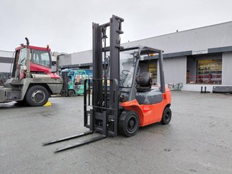 Four wheel front forklift Toyota 6-7fdf25 - 9