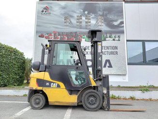 Four wheel front forklift Caterpillar GP25NTD