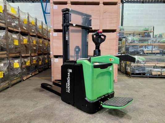 Stacker truck with folding platform Hangcha CDD16-XT1S-SiL - 1