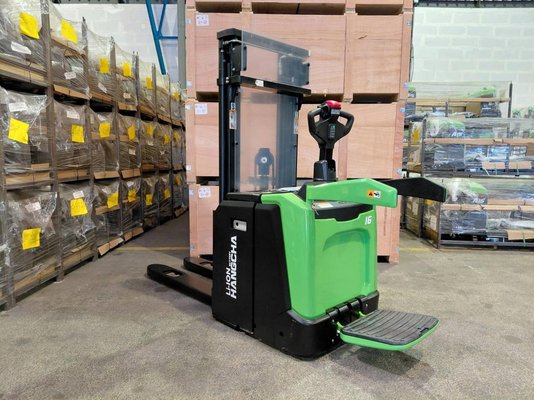 Stacker truck with folding platform Hangcha CDD16-XT1S-SiL - 1