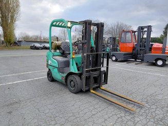 Four wheel front forklift Mitsubishi FG15N