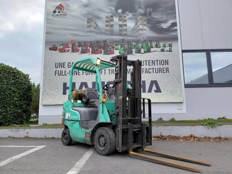 Four wheel front forklift Mitsubishi FG15N